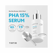 TIRTIR PHA 15% Exfoliating Serum | Gentle Water Peeling for Sensitive Skin | Hydrating PHA & LHA Formula for Smooth, Radiant Complexion | 1.01 Fl Oz