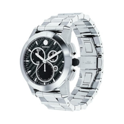 Movado Vizio Men’s Sport Watch – Swiss Quartz Chronograph, Stainless Steel Bracelet, 44.5mm