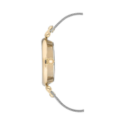 Anne Klein Women’s Premium Crystal Accented Mesh Bracelet Watch – Two Tone