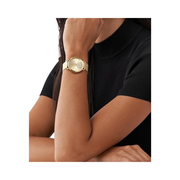 Michael Kors Portia Women’s Stainless Steel Mesh Bracelet Watch – Gold Tone (36mm)