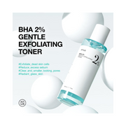 ANUA BHA 2% Gentle Exfoliating Toner – Salicylic Acid Facial Toner for Pores, Sebum Control & Smooth Skin, Teatree Extract & Ceramides (150ml / 5.07 fl.oz)