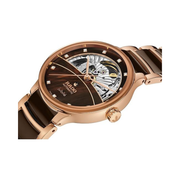 Rado Centrix Automatic Diamonds Open Heart – Women’s Swiss Automatic Watch | 35mm Sapphire Crystal, Stainless Steel PVD