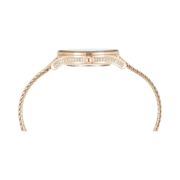 Anne Klein Women’s Premium Crystal Accented Mesh Bracelet Watch – Rose Gold