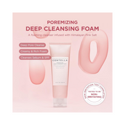 SKIN1004 Madagascar Centella Poremizing Deep Cleansing Foam – 125ml | Gentle Pore-Cleansing Face Wash with Centella