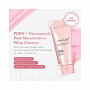 Medicube PDRN Marshmallow Whip Cleanser – Gentle Daily Cleansing Foam for Pore Care & Uneven Skin Tone (143g)
