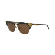 Gucci Cat Eye Sunglasses – Black Frame, Brown Lens, Made in Japan, Luxury Designer Eyewear