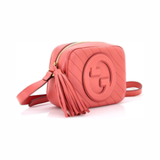 Gucci Pre-Loved Blondie NM Camera Shoulder Bag – Small Pink Quilted Leather