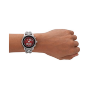 Diesel Griffed Gen 6 Smartwatch – Alexa Built-In, GPS, Heart Rate & SpO2 Tracking | Wear OS, Fast Charging, Notifications | Silver