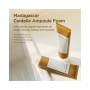 SKIN1004 Madagascar Centella Ampoule Foam Cleanser – Gentle Korean Face Wash with Centella Asiatica – 4.22 fl.oz (125ml)
