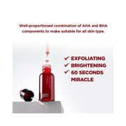 SKIN1004 Bloody Peel – AHA 17% Peeling Solution with BHA & Fruit Extracts – Dramatic Exfoliation for Smooth, Radiant Skin – 1.01 fl.oz (30ml)