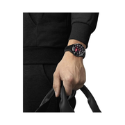 Tissot T-Touch Connect Sport – 43.75mm Titanium & Black PVD Quartz Watch with Silicone Strap