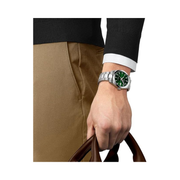 Tissot Gentleman Automatic Men’s Watch – Green Dial, Stainless Steel Strap, Swiss Automatic Movement