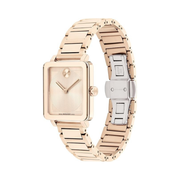 Movado Bold Evolution 2.0 Women’s Luxury Tank Watch – Swiss Quartz, Stainless Steel, 28x26mm