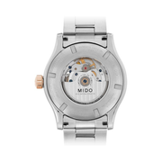 MIDO Multifort Chronometer – Swiss Automatic Men’s Watch | COSC Certified, 42mm Silver Dial, Rose-Gold PVD – M0054312203100