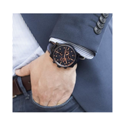 MIDO Multifort Chronograph Special Edition – Swiss Automatic Men's Watch | Black Dial, 44mm Black PVD Steel – M0056143605122