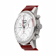 Breitling Top Time B01 Ford Thunderbird Edition – 41mm Stainless Steel Chronograph Watch with Red Calfskin Strap
