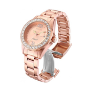 Invicta Women’s Pro Diver Quartz Watch – Rose Gold Crystal Accented 38mm