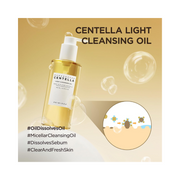 SKIN1004 Madagascar Centella Light Cleansing Oil – Gentle Korean Facial Cleanser with Centella Asiatica (200ml / 6.76 fl.oz)