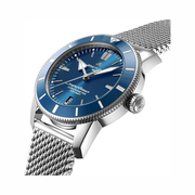 Breitling Superocean Heritage II 44mm Blue Dial Automatic Chronometer Men’s Watch – Stainless Steel AB2030161C1A1