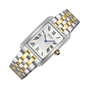 Seiko Essentials SWR087 Ladies Quartz Watch – Silver Dial, Leather Strap, Classic Slim Design