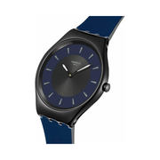 Swatch Duet at Dusk Skin Irony Unisex Quartz Watch – Blue 38mm
