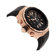 Nixon Test The Steelcat Men’s Watch – Gold Tone, Stainless Steel Case, Silicone Strap, One Size