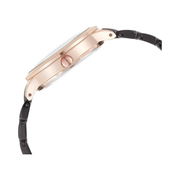 Nine West Women’s Bracelet Watch – Gunmetal Grey & Rose Gold, Quartz Movement, 34mm Case