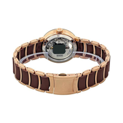 Rado Centrix Automatic Diamonds Open Heart – Women’s 33mm Swiss Automatic Watch | High-Tech Ceramic, Sapphire Crystal