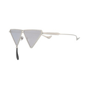Gucci Cat Eye Metal Sunglasses – Luxury Designer Eyewear with 60mm Oversized Lenses & Metal Frame