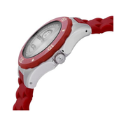 Invicta Angel Women’s Multi-Function Watch – Red Silicone Strap White Dial 38mm