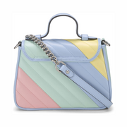 Gucci Pre-Loved Marmont Mini Top Handle Flap Bag – Multicolor Leather