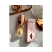 Charlotte Tilbury Airbrush Flawless Foundation – Longwear Full Coverage Foundation- 7 WARM