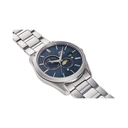 Orient Contemporary Sun & Moon Men’s Mechanical Watch – Self-Winding/Hand-Winding, Navy, Black, White