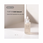 TIRTIR SOS Serum – Radiant Glow Boosting Hydrating Face Serum | Deep Moisture, Plumping & Anti-Aging Formula with Polyglutamic Acid & Peptides | Fragrance-Free, 1.69 fl. oz