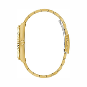 GUESS Gold-Tone Analog Watch | 42mm Stainless Steel Case & Champagne Dial