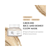 Beauty of Joseon Ground Rice & Honey Glow Mask 150ml – Pore Care, Sebum Control & Deep Glow for Dry & Sensitive Skin