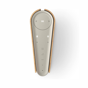 Bang & Olufsen Beosound Emerge – Bookshelf Wi-Fi Speaker, Gold Tone/Light Oak, 25W