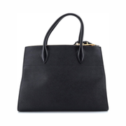Pre-Loved Prada Paradigme Medium Tote Bag – Black Saffiano Leather Designer Handbag