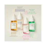 SKIN1004 Madagascar Centella Ampoule Set (4 × 30 ml) | Brightening, Pore Care & Acne Soothing Korean Skincare Kit