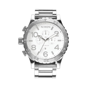 Nixon 51-30 Chrono Men’s Watch – 51mm Analog, 300m Water Resistant, Stainless Steel, Push Button Foldover Clasp