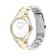 Calvin Klein Ladies’ Timeless Beauty Quartz Watch – 36mm Two-Tone Elegant Fashion Timepiece
