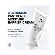 ANUA 3 Ceramide Panthenol Moisture Barrier Cream – Hydrating Face Moisturizer with Ceramides, Panthenol & Centella for Sensitive Skin (100ml / 3.38 fl. oz)