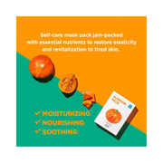 SKIN1004 Pumpkin Pack | Korean Wash-Off Gel Mask with Pumpkin Extract, Honey & Centella | Anti-Wrinkle, Nourishing & Moisturizing | 16 Sheets