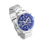 Invicta Men’s 21788 Pro Diver Quartz Watch – 45mm Stainless Steel Blue Dial Chronograph