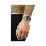 Tissot Supersport Chrono Men’s Stainless Steel Watch – Grey Dial, Swiss Quartz (T1256172105100)