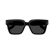 Gucci GG1084S Shiny Solid Black Sunglasses – Luxury Designer Eyewear for Men & Women