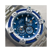 Invicta Men’s Bolt Quartz Watch – Stainless Steel Bracelet, Blue Dial (Model 25513)
