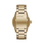 Diesel RASP Men’s Watch – Quartz Movement, Gold Stainless Steel, Silicone, or Leather Strap, 46mm Case