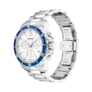Movado Series 800 Men's Chronograph Watch – 42mm Swiss Quartz, Stainless Steel Bracelet, 20 ATM Water Resistance
