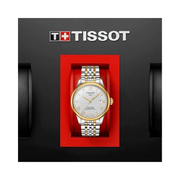 Tissot Le Locle Powermatic 80 Automatic Watch – 39.3mm Stainless Steel with Yellow Gold PVD